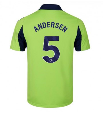 Fulham Joachim Andersen #5 Segunda Equipación 2025-26 Manga Corta